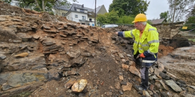 Dritte Grabung an der St.Vither Burg beginnt trotz Hindernissen